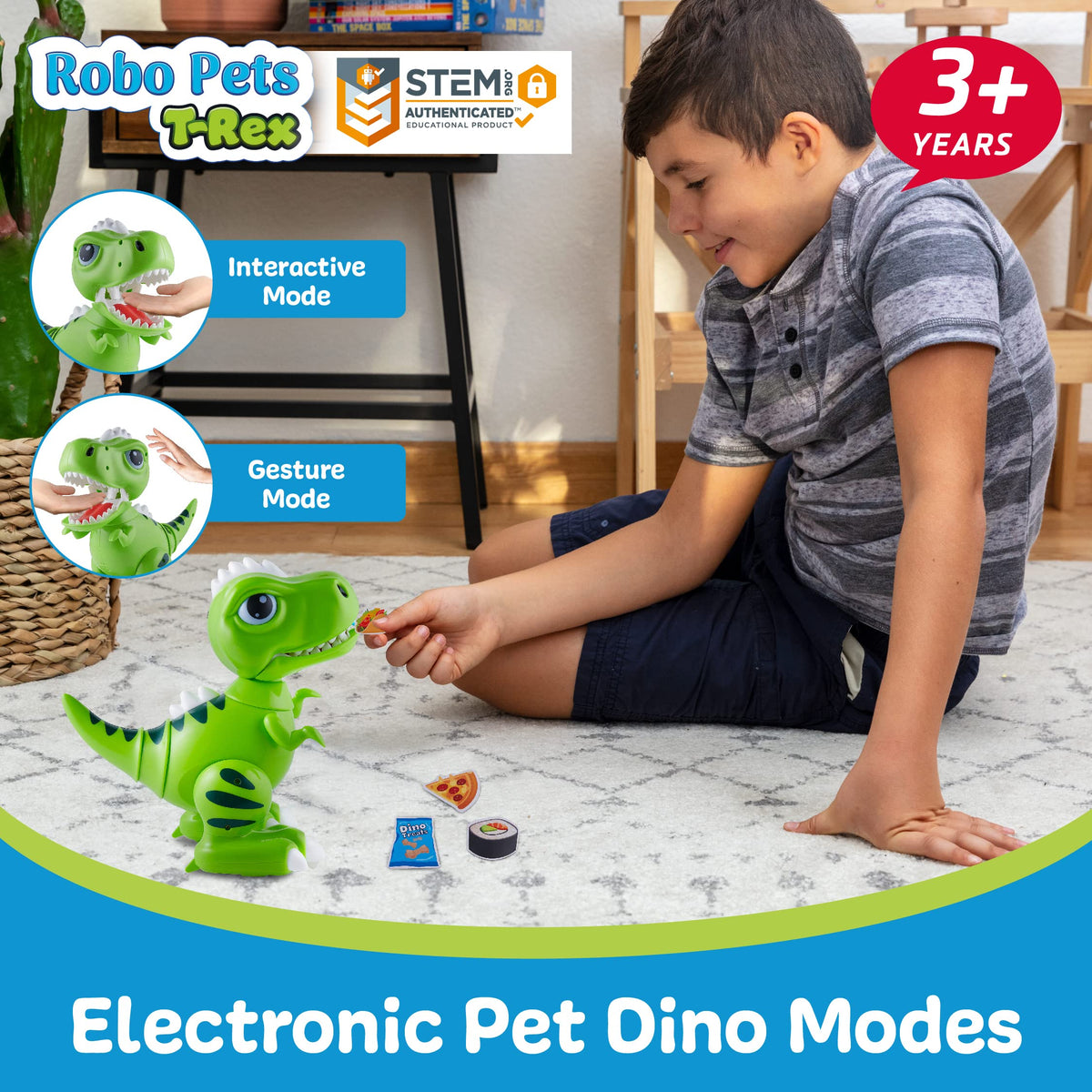 My Robo Pet T-Rex Dinosaur, Walking & Dancing Robot Dinosaur