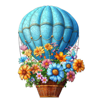 Valentines Day Gifts-Wooden Puzzles For Adults, Wooden Jigsaw Puzzles For Adults, Flying Flowers Unique Shaped Wood Puzzles Adul