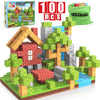Wanplay 100Pcs Magnetic Blocks, 1 Inch Building Blocks For Kids, Setm Sensory Toys For Toddlers, Building Blocks Cubes, Birthday Gift Toys For Boys And Girls Aged 3-12 Creative Construction Toys