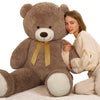 Tezituor Giant Teddy Bear 5 Feet - Stuffed Animal, Beige, X-Large (59 in), Polyester, Model W022_2_150, Perfect for Gifts