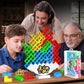 BBnote 48PCS Stack Game for mature-themed & Kids  Tetra Board Tower Games for Family Travel Party  2 Players Balance Stacking Toy  Team Toys Building Block