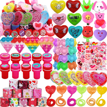 Taulaap 108 PCS Valentines Day Party Favors for Kids Boy Girl, Treasure Box Toys, Pinata Filler Goodie Bag Stuffers, School Clas