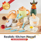 Buyger Pretend Play Kitchen Accessories Toys Set, Cookware Pots And Pans Cooking Utensils Playset Gifts For 3 4 5 Years Old Kids
