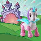 Nkok Usb Petbotz - Robo Unicorn, Rechargeable, Miniature, Interactive Pet Robot, Lights Up, Sound Activated, Makes Noises On Command, Comes With Necklace And Hair Brush, Usb Charger Included