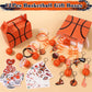 Winrayk 122Pcs Basketball Party Favors Birthday Supplies, Gift Bags Straws Stress Balls Tattoo Stickers Silicone Wristbands, Gif