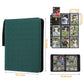 GERMUN 9 Pocket Card Binder  enhanced Zip Trading Card Binder  720 Double Sided Pocket PU Card Collection Binder  Collector Card Album  Card Folder for MTG  TCG  Sports Cards  Game Cards (Dark Green2)