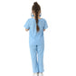 Lingway Toys Kids Blue Cotton Dr.Scrubs Costume Soft Material Realistic Suit For Children'S Pretend Play 6-8Years