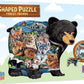 Masterpieces 100 Piece Shaped Jigsaw Puzzle For Kids - Forest Friends - 14''X19''