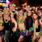 52Pcs Mardi Gras Leis Hawaiian Throws Decorations - Flower Necklaces Headbands Bulk For Parade Party Favors Supplies