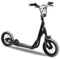 Mongoose Trace Youth Kick Scooter Folding And Non-Folding Design, Regular, Lighted, And Air Filled Wheels, Multiple Colors, Black (R6331Aza)