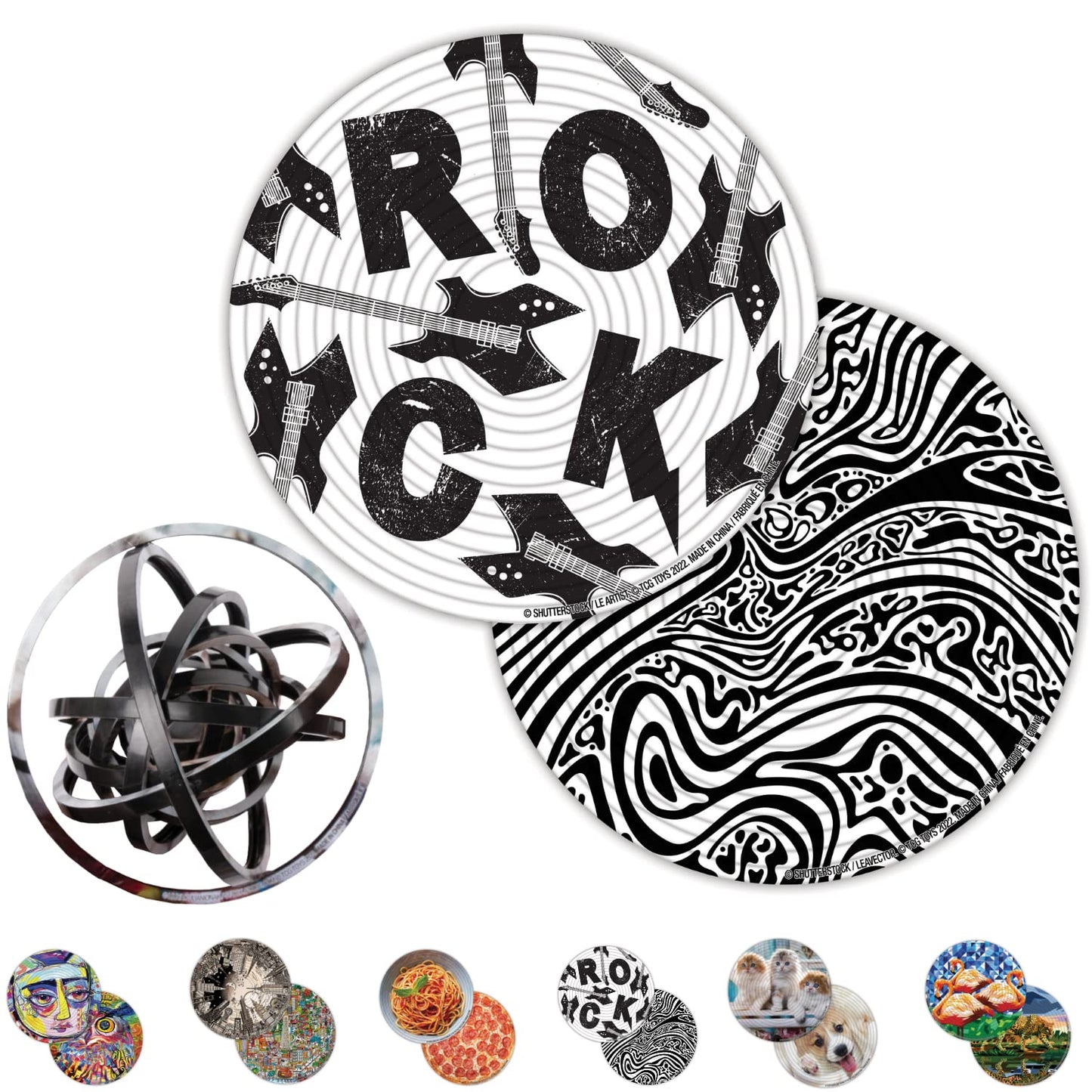 Spin Flip Puzzle - Hypnotic - Spin it  Flip it  Solve it! for Those who Love Brain teasers! mature-themed Fidget Toy. Great Gift for Mom  Dad  Teens  Men and Women