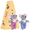 Levlovs Birthday Mouse In A Matchbox Baby Mice Doll Gift Exclusive Designer Dolls Toy Baby Registry Gift Twins Baby Mice Plush D
