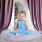 Disney Baby-Girls Disguise Cinderella Prestige Infant Costume, Blue, 6-12 Months