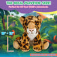 Forest & Twelfth 12'' Stuffed Leopard Plush, Heirloom Collection Stuffed Animal, Premium Materials, Best Gift For Kids Age 3+, N