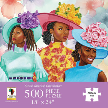 African American Expressions – 500-Piece Jigsaw Puzzle – Inspirational Black Art, Premium Quality For Relaxation And Reflection - Sunday Morning Ii