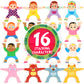 Be Amazing! Toys CoComelon Wooden Balancing Stackrobat Game, 16+ Pieces, Montessori Activity for Ages 3+, Multicolor, Model 6122