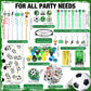 Saypacck 197 Pcs Soccer Party Favors with Ball Bracelets Mini Pinball Mini Bubble Wands Straws Keychains Badges Stickers Stamps