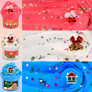 3 Pack Butter Slime Kit, Scented Diy Slime Supplies For Girls And Boys,Stress Relief Toys,Party Favor, Gift And Birthday,Goodie