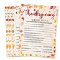 Bltgh Thanksgiving Trivia Quiz Game Cards Turkey Jokes Fall Party Activity for mature-themeds and Teens Autumn Holiday Knowledge Challenge 5x7 Inch Cards with Answer Card