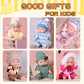 Vueos 4 Inch Mini Baby Dolls 6pcs Gift Set Included Cute Small Baby Doll with Clothes Suitability Kids 3 and Up Birthday Christm