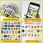 Bestymxy Magnetic Tiles, 3D Building Set, Clear Diamond Reflective, Stem Toys (60Pcs)