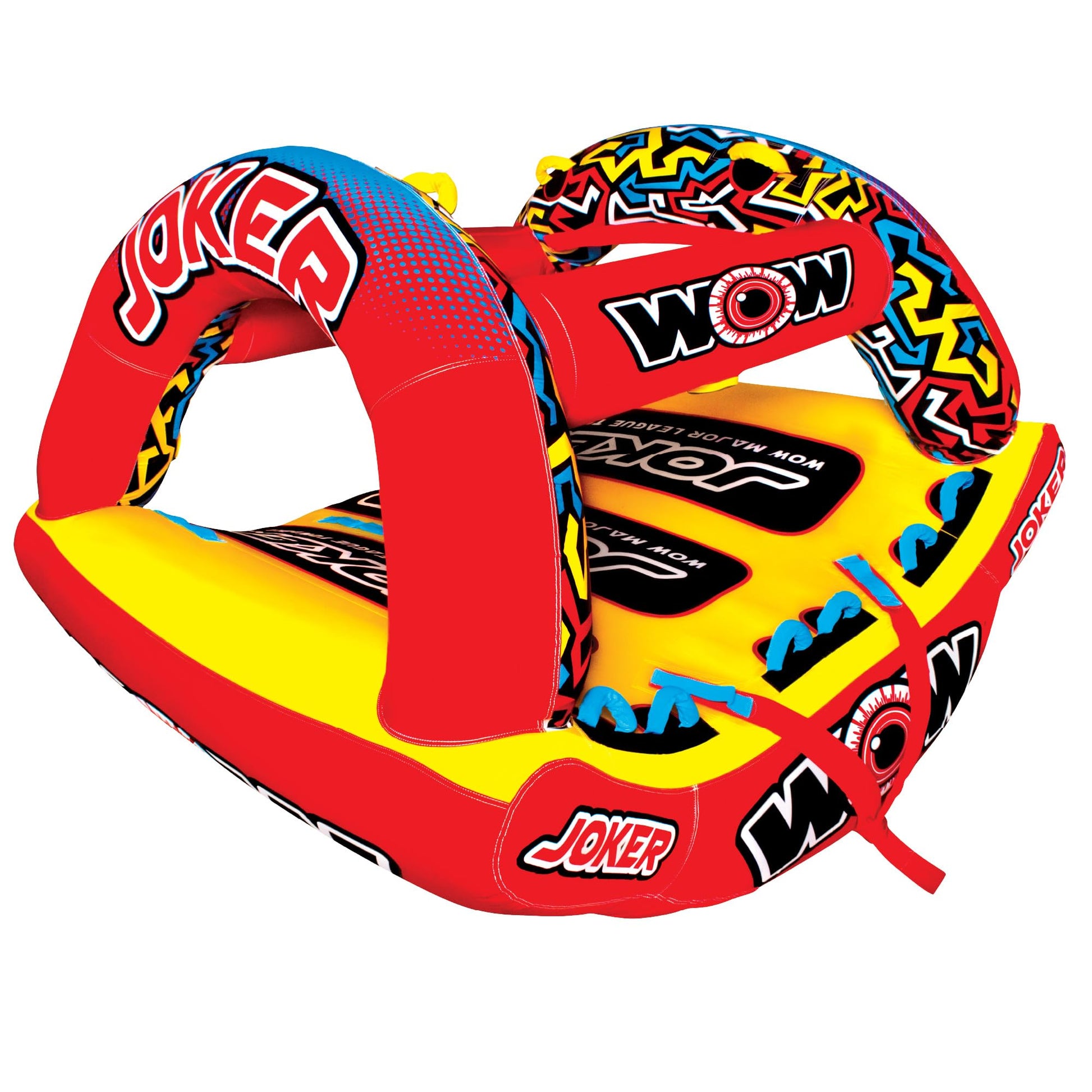 Wow Sports Joker Towable Tube For Boating - 1 To 3 Person Towable - Standing Tubes For Boating