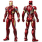 Lonullymege Ironman Mk46 Action Figures-7 Inch All Joints Movable Collectable Toys-Full Metal Painting With Lots Of Accessories Stark Model(1/10 Scale)