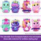 Polly Pocket Dolls And Playset, Tea Party Bunny Compact, Travel Toy With 1 Micro Doll, Pet Bunnies, Food & Fashion Styling Acces