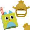 Soft Baby Books Gift Set - Cloth Crinkle Books for Infants 0-3-6-12 Months  Newborn Teething Toy  Tummy Time Toy  Baby Teethers  Shower Gift for Boys & Girls (2-pcs)