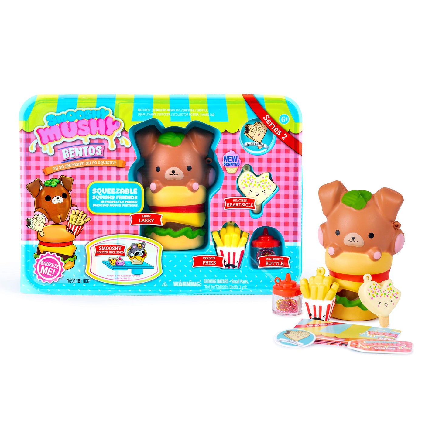 Smooshy Mushy Bento Boxes Series 2 - Multicolor Foam Containers, Model 174932-R2