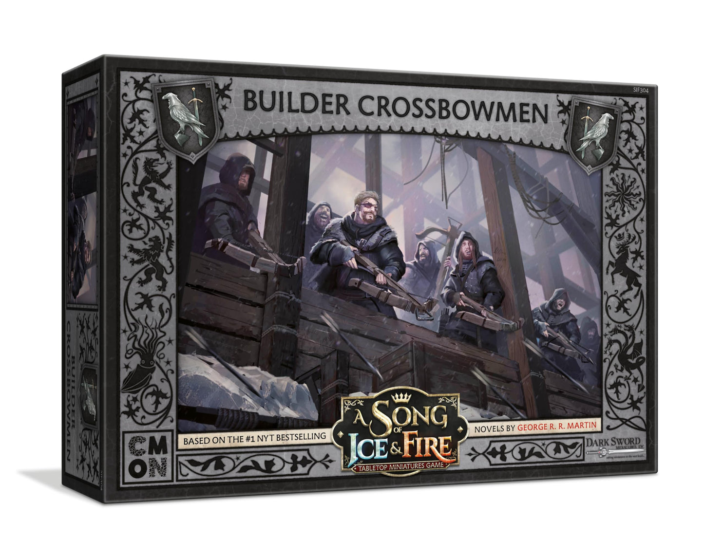 CMON A Song of Ice and Fire Tabletop Miniatures Game Builder Crossbowmen Unit Box - Deadly Marksmen of Westeros! Strategy Game for mature-themeds  Ages 14+  2+ Players  45-60 Minute Playtime  Made