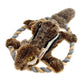 Ruffin' It Plush Chipmunk Dog Toy with Rope Chew Ring, 8.5 Inch, Multi, All Breed Sizes
