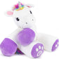 Plushible Bridging Miles With Smiles Poppy The Unicorn - 44 Inch Ultra Soft Stuffed Animal | Safe Unicorn Toys For All Ages | Co