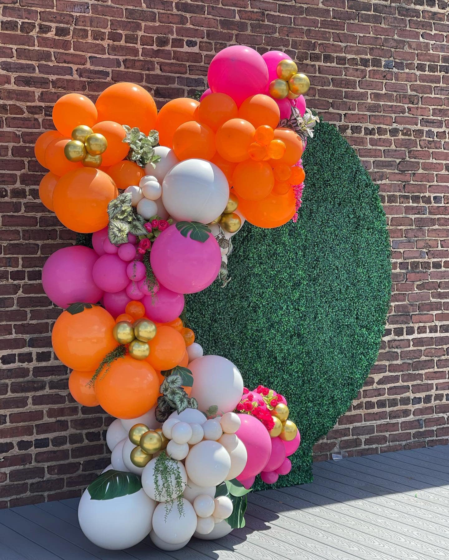 Bright Orange Balloons 110Pcs Orange Balloon Garland Arch Kit 5/10/12/18 Inch Matte Latex Orange Balloons Different Sizes As Bab
