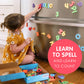 Curious Columbus Magnetic Letters And Numbers For Toddlers. Foam Alphabet Fridge Magnets And Numbers For Kid Learning. 123 Abc Toddler Magnets For Refrigerator