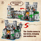 BNG 2in1 Medieval Castle Building Set mature-themed Knights Castle Architecture Model Home Office Decor Collection Building Blocks Toy Creative Gift for Teen 14+(2484PCS)