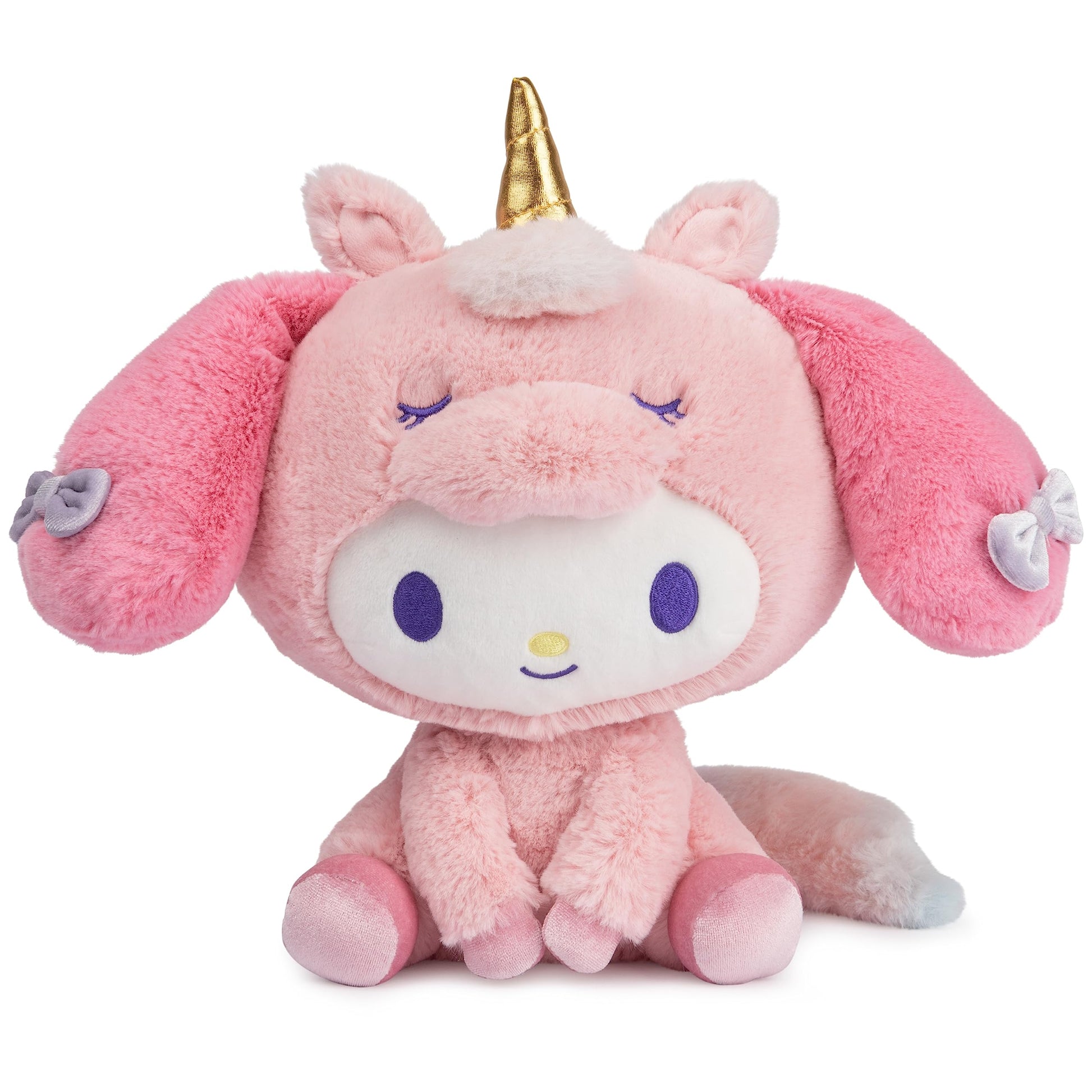 GUND Sanrio My Melody Unicorn Plush Toy  enhanced Stuffed Animal for Ages 1 and Up  Pink  9.5 