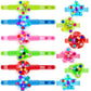 JOYIN 24 Pack LED Light Up Fidget Spinner Bracelets, Glow in The Dark Fidget Party Favors for Kids, Halloween Goodie Bags Stuffe