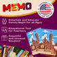MEMO Washington, D.C. Landmarks - Memory Matching Card Game for Adults, Kids & Teens - Fun & Educational Family Friendly Concent