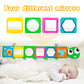 Inbeby Black And White High Contrast Sensory Baby Crib Toys Soft Book, Standable Tummy Time Mirror Toy For Baby Newborn 0 3 6+ Months Brain Development Infant Boy Girl 0 6 Month Multi-Function