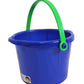 O SPIELSTABIL 4" Sand Pail Beach Toy - Durable PVC Bucket for Kids - Model 7204 - Colors Vary