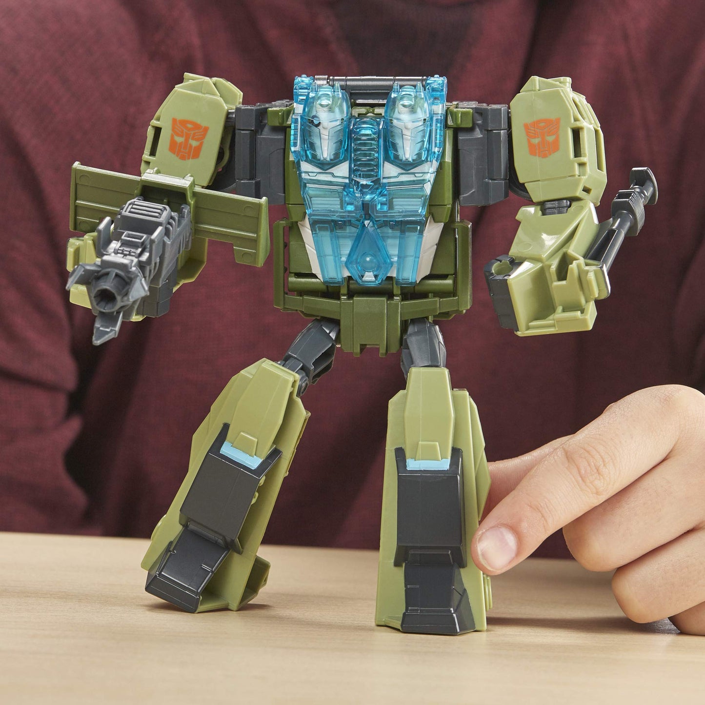 Transformers Cyberverse Ultra Class RACK'N'Ruin Action Figure - 6.75-inch Green Plastic - Combines with Energon Armor - Kids 6+
