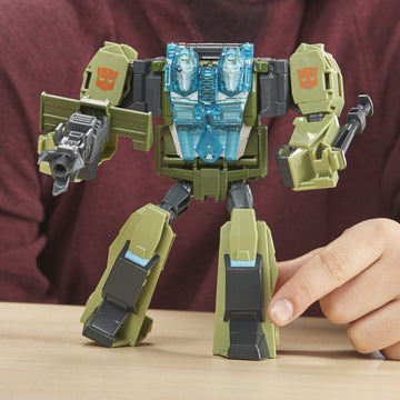 Transformers Cyberverse Ultra Class RACK'N'Ruin Action Figure - 6.75-inch Green Plastic - Combines with Energon Armor - Kids 6+