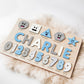 Wood Name Puzzle  Kid Gift  Toddler Name Puzzle  Baby Name Puzzle  Baby Gift  Baby Boy Gift  Baby Girl Gift  Toddler Gift  Birthday Gift  Toddler Toy  Baby Toy  Montessori  Custom Puzzle
