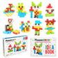 Picassotiles 102 Pieces 1'' Magnetic Toy Building Block Cubes Building Block, 3D Cube Construction Cubes Magnet Sensory Toys Gif