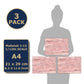 3 Sheets Self-Adhesive Flooring For Dollhouse 1:12 Scale (Pink Parquet)