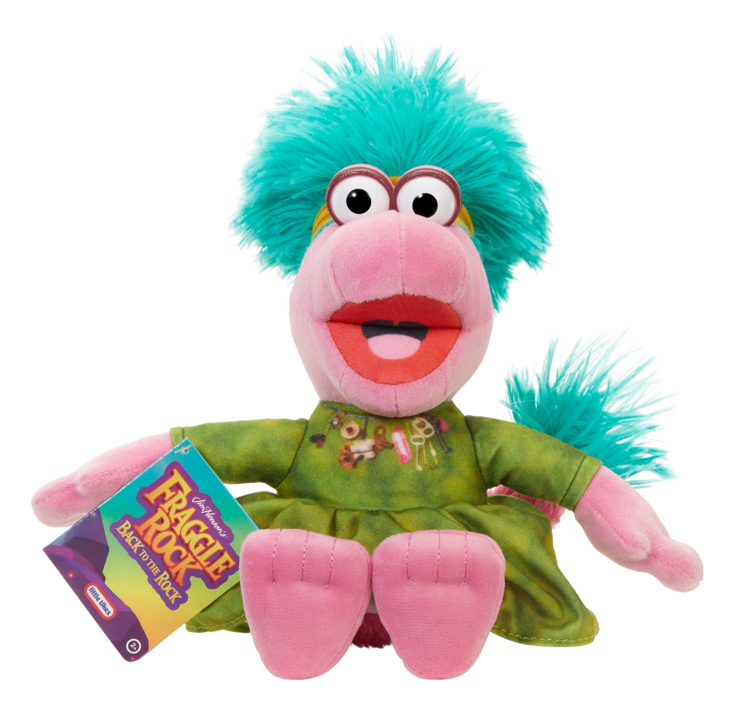 Little Tikes Fraggle Rock Mokey Plush Toy, 10” Multicolor Polyester, Perfect Gift for Kids Ages 2+ Years, Model 640902