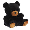Aurora    Adorable Palm Pals    Sleepy Bear    Stuffed Animal - Pocket-Sized Fun - On-The-Go Play - Black 5 Inches