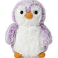 Aurora® Playful Pompom Penguin™ Brights Stuffed Animal - Vibrant Companions - Endless Fun - Violet 6 Inches