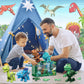 Kids Toys Stem Dinosaur Toy - Take Apart Dinosaur Toys for Kids 3-5 5-7 | Construction Building Boy Toys with Electric Drill | P